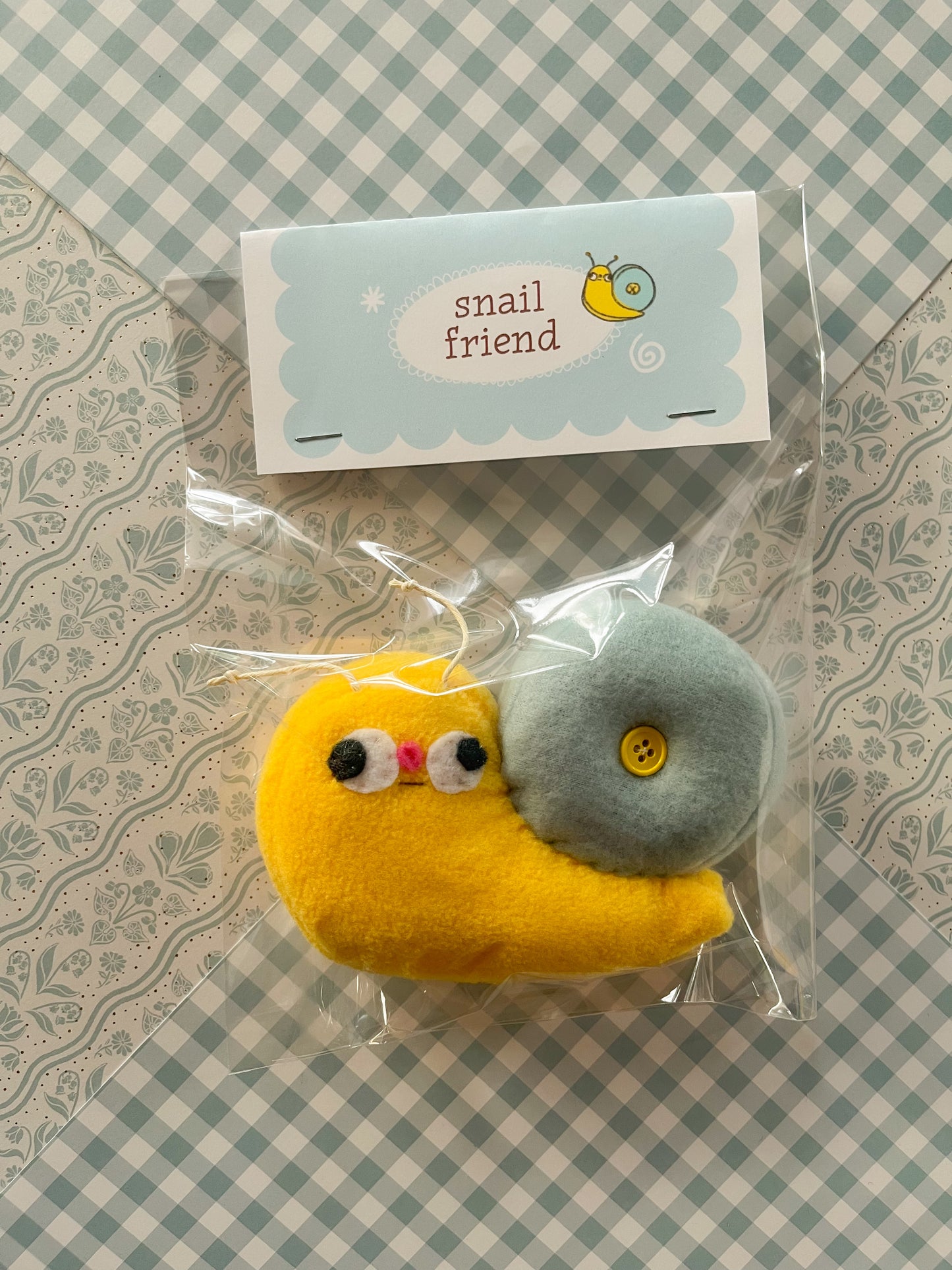 #2 Snail Friend - Mini Clunky Plush Collectible