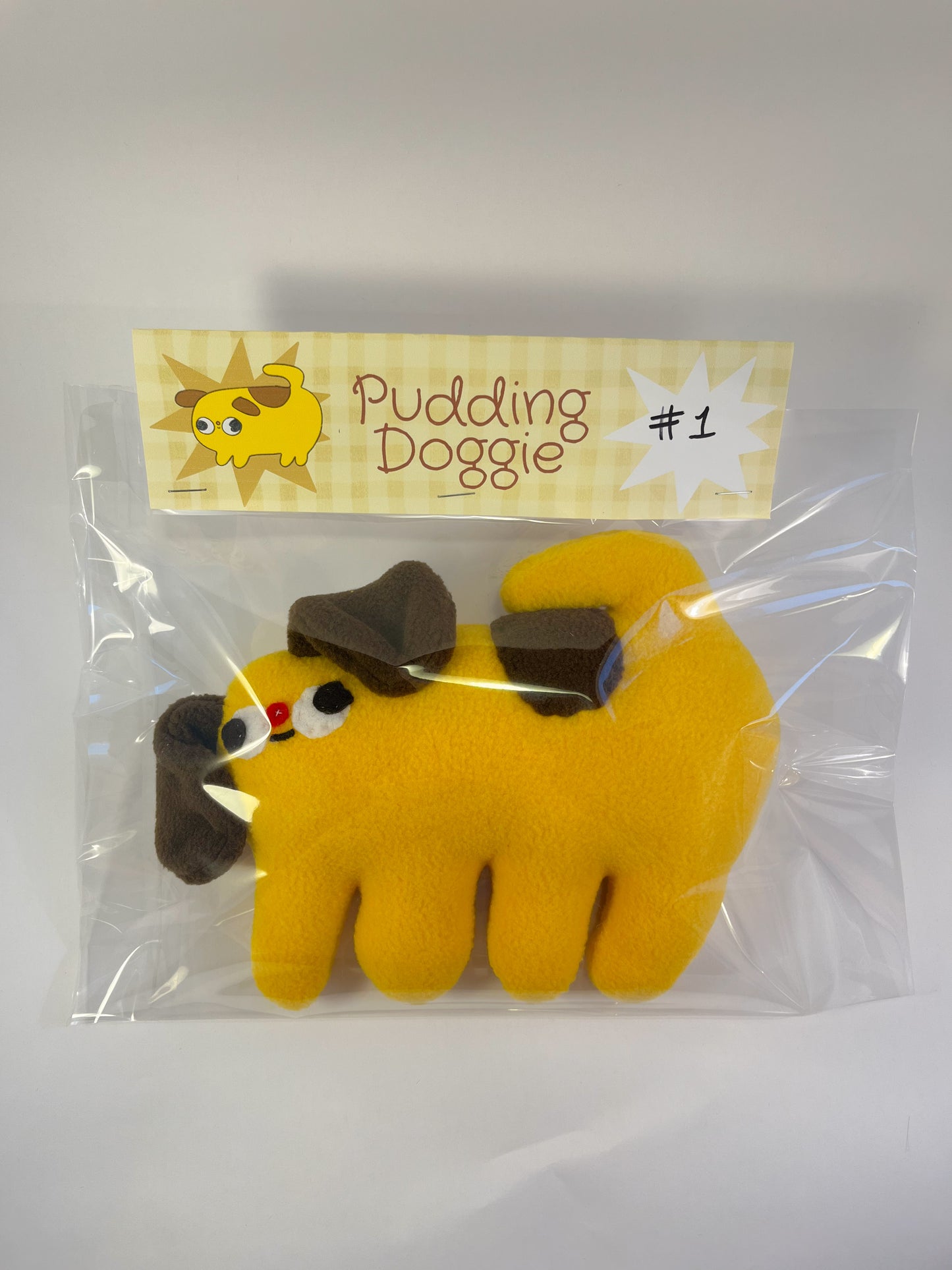 Pudding Doggie #1 - Clunky Plush Collectible