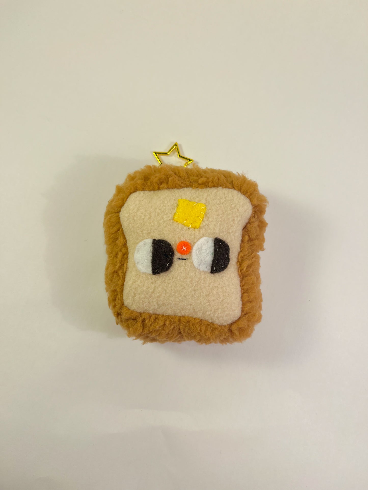 BUTTERED TOAST #2 - Clunky Plush Keychain