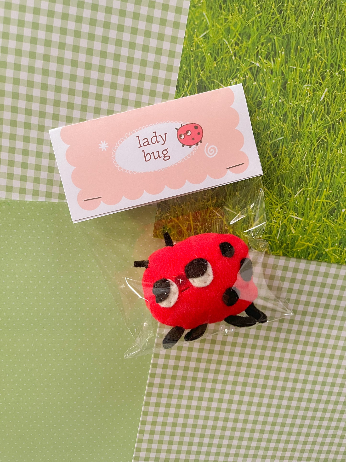 #3 Lady Bug - Mini Clunky Plush Collectible