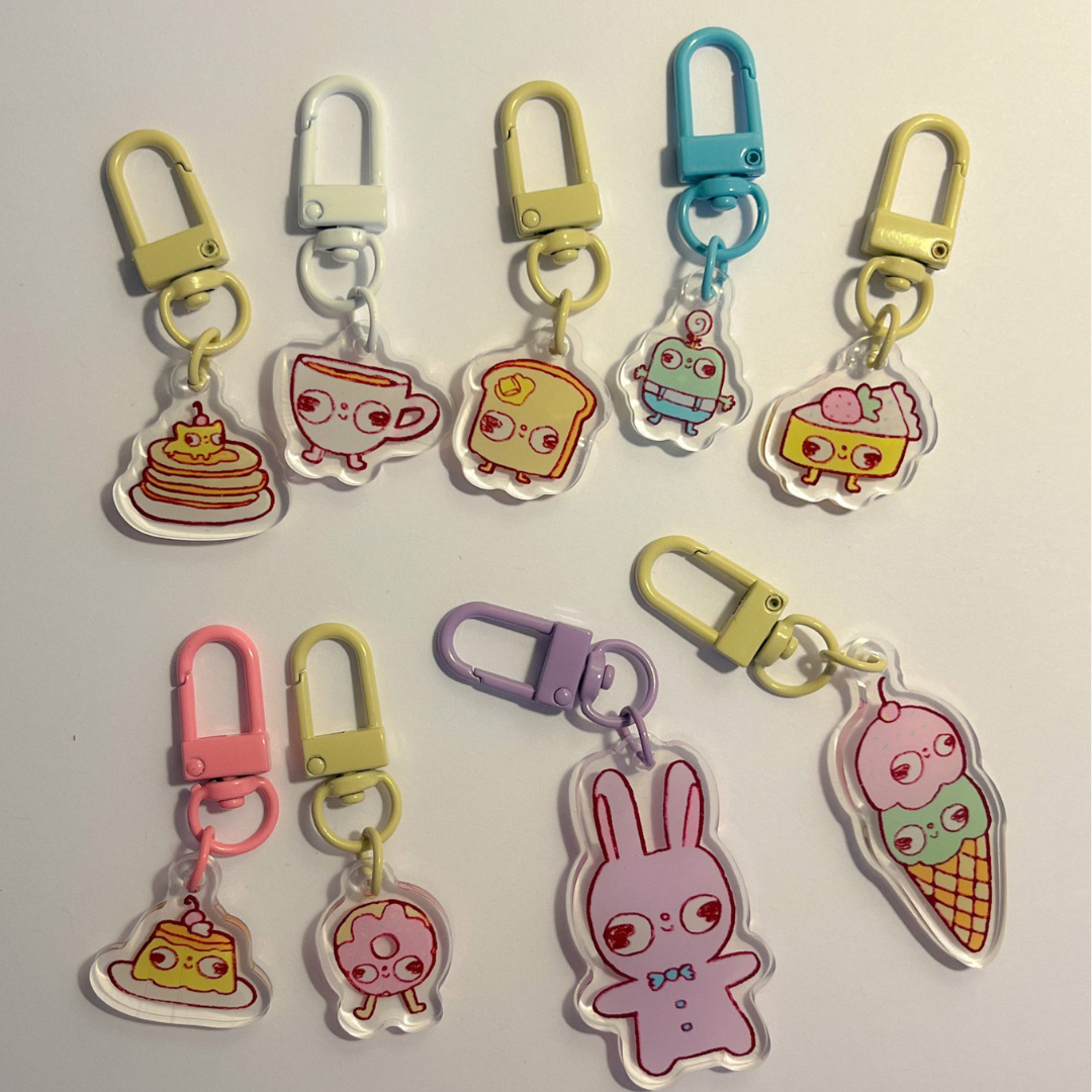 ~CLUNKY CAFE~ MINI KEYCHAIN! MYSTERY BLIND BAG!