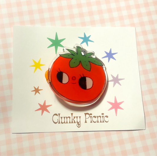 Tomato Amazing (Left) - Hair Clip