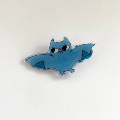 Blueberry Bat - Hair Clip