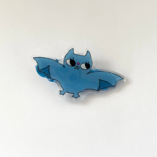 Blueberry Bat - Hair Clip