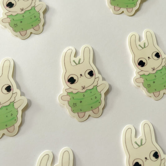 Glow Worm Phoebe Bunny Sticker