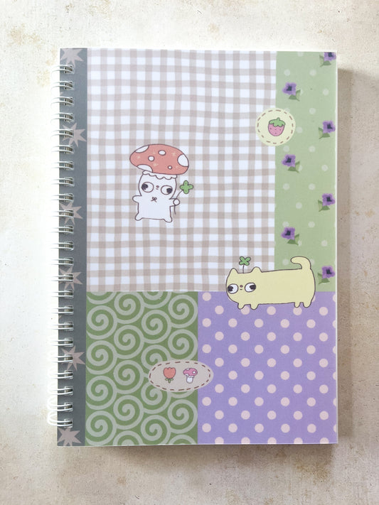 Whimsical Mushroom Garden - Dotted Journal