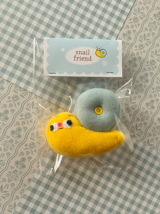 #1 Snail Friend - Mini Clunky Plush Collectible