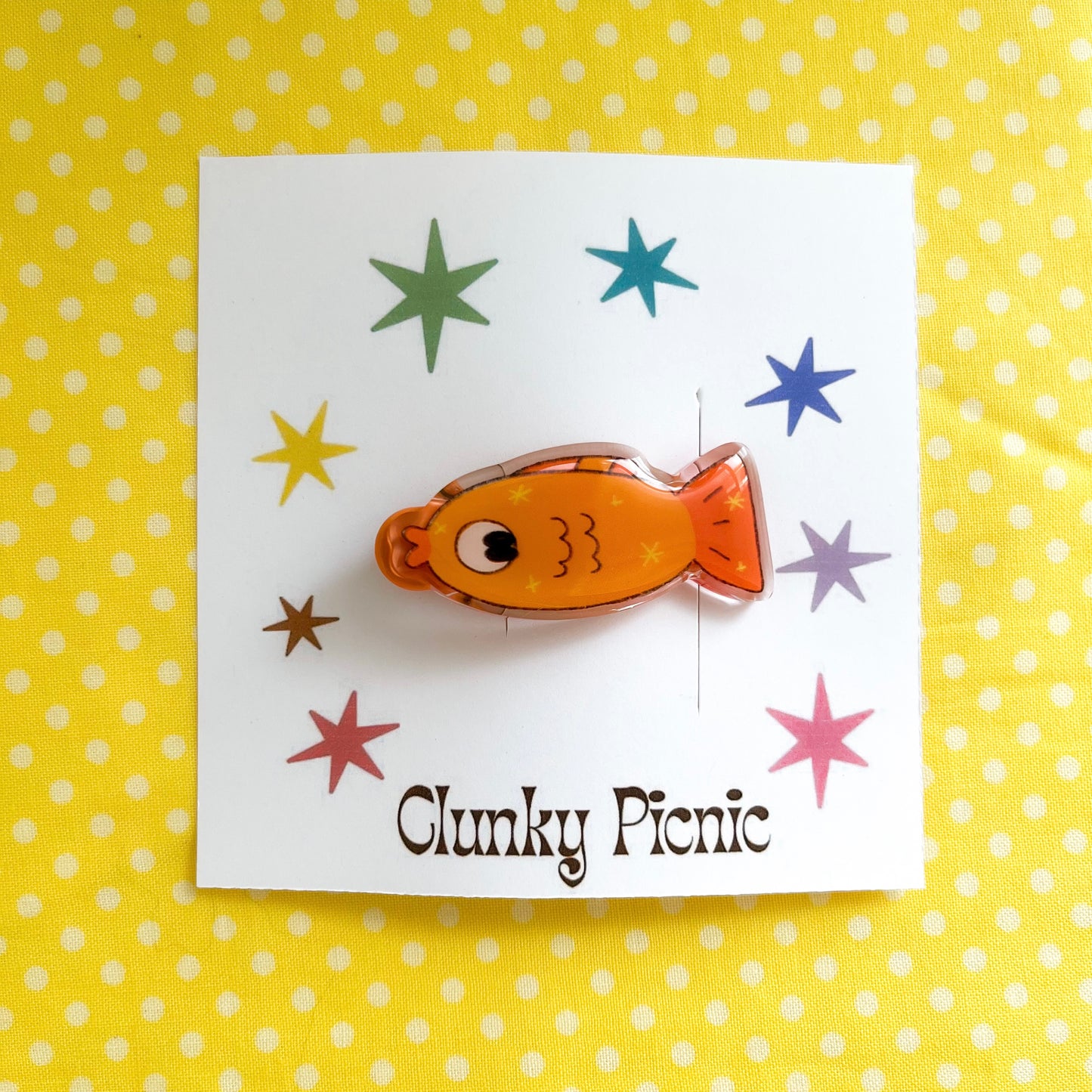 Goldie Fish - Hair Clip