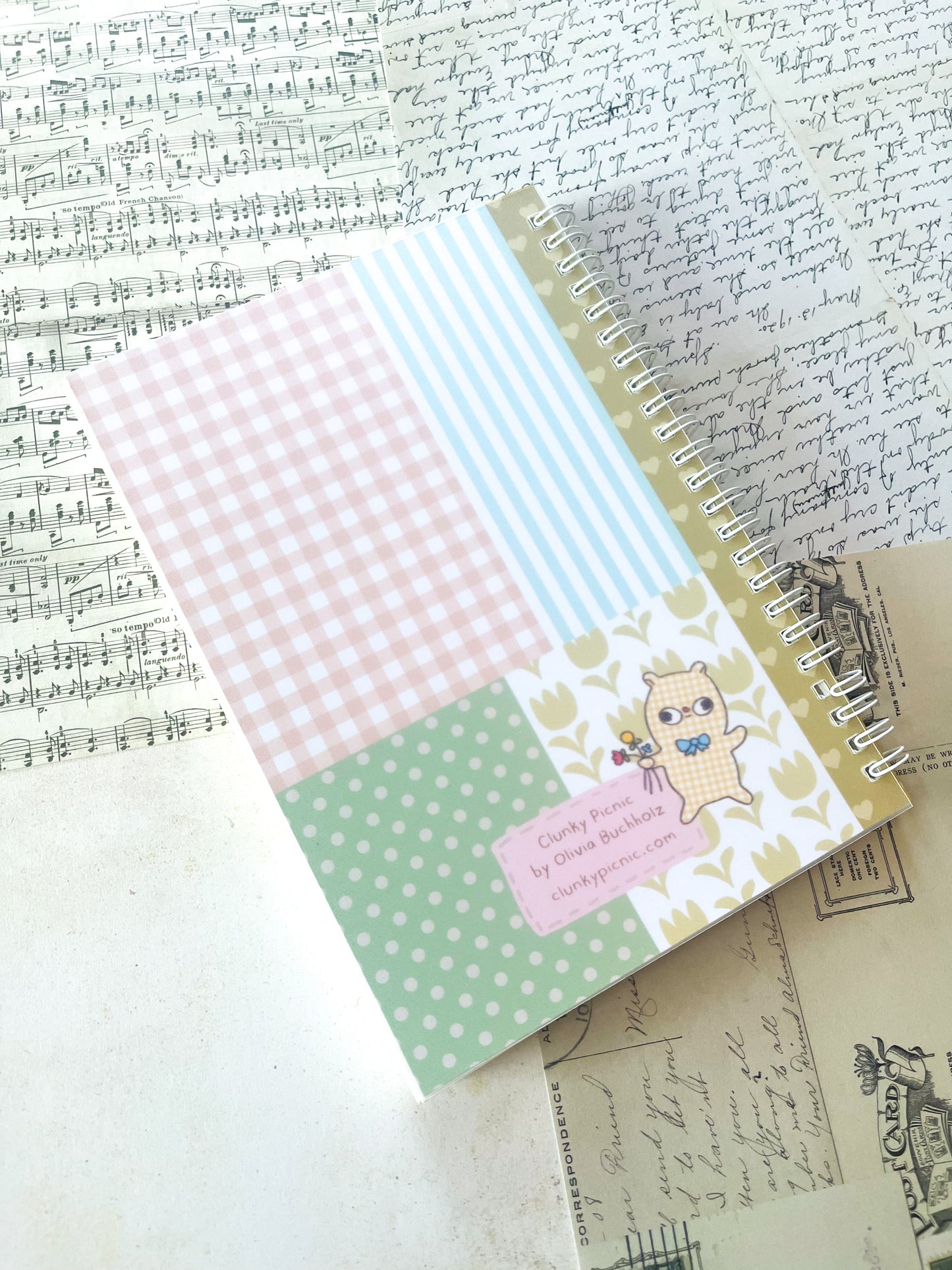 Forest Polka-dot Friends - Blank Journal