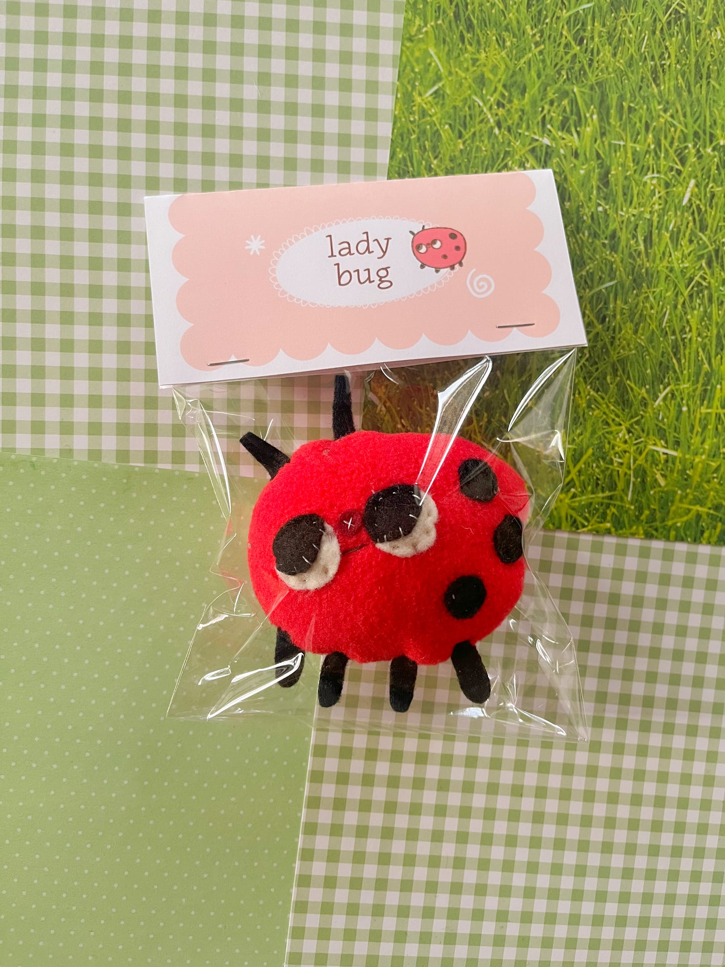 #4 Lady Bug - Mini Clunky Plush Collectible