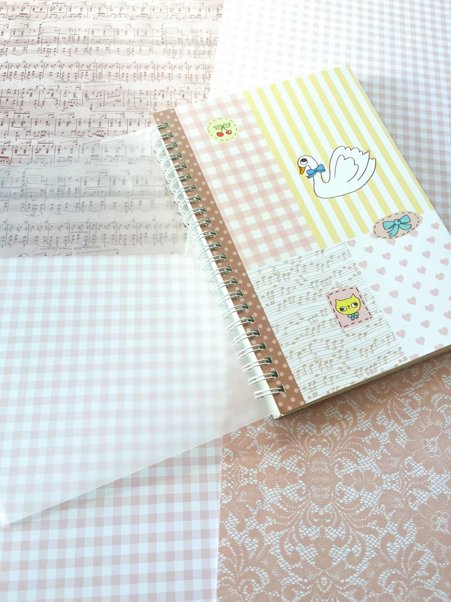 Neapolitan Swan - Lined Journal