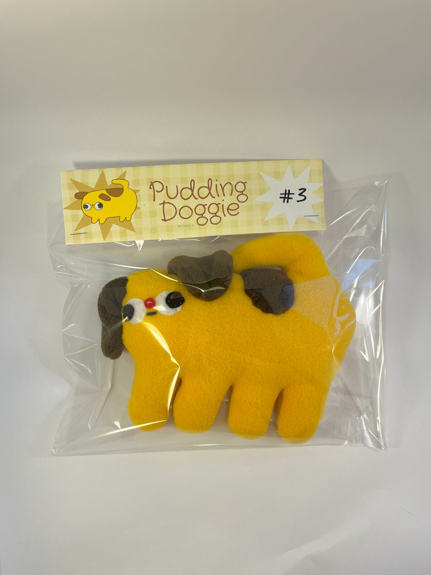 Pudding Doggie #3 - Clunky Plush Collectible