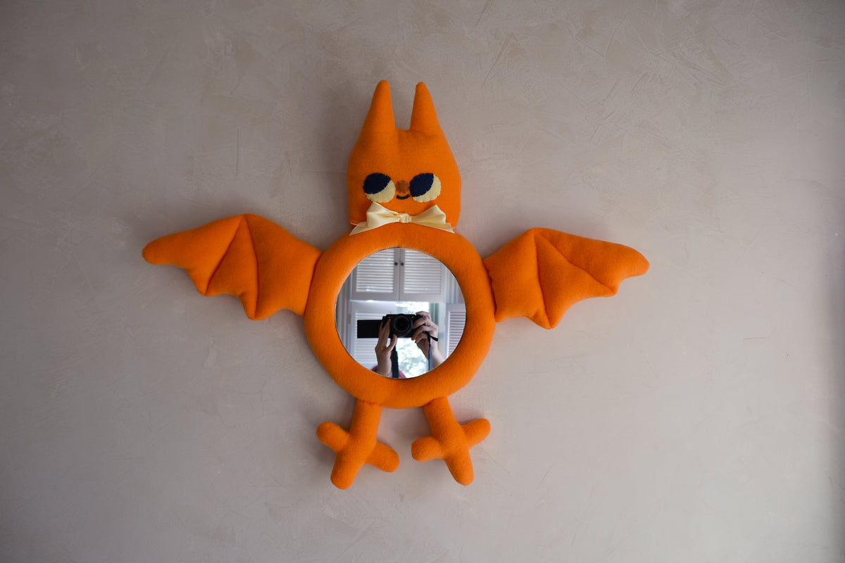 Pumpkin Bat • Clunky Picnic Plush Mirror