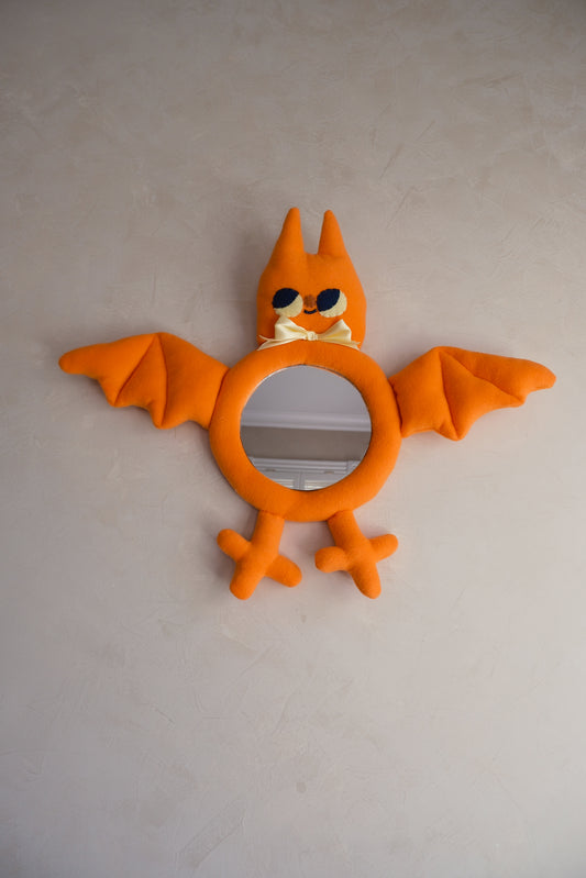 Pumpkin Bat • Clunky Picnic Plush Mirror