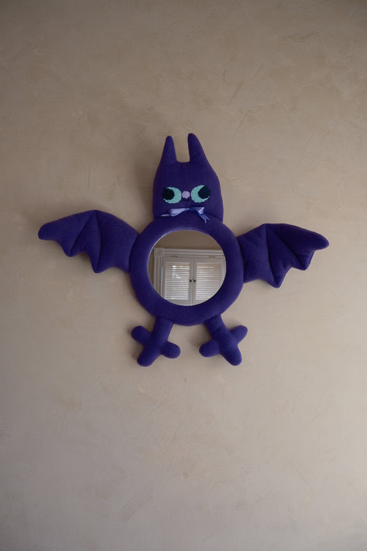 Plum Potion Bat • Clunky Picnic Plush Mirror