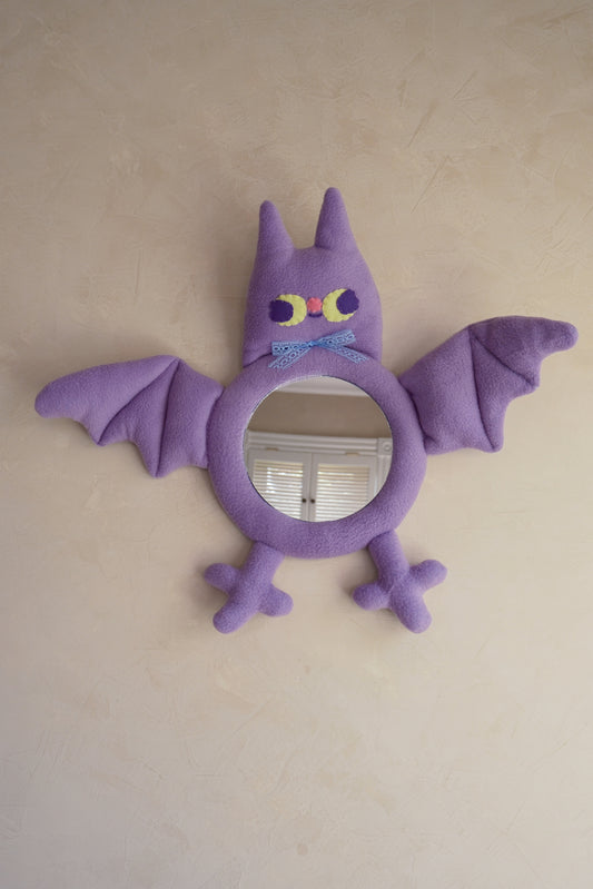 Witchy Lilac Bat • Clunky Picnic Plush Mirror