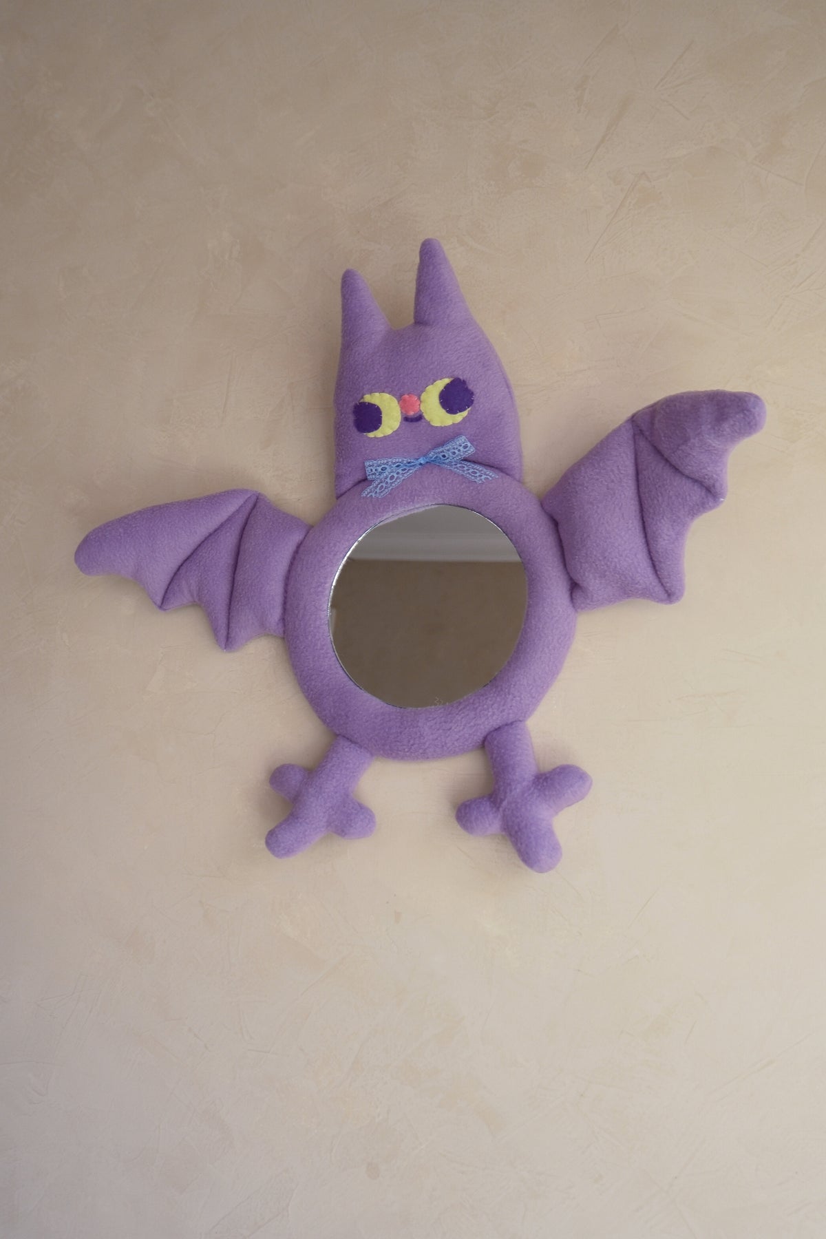 Witchy Lilac Bat • Clunky Picnic Plush Mirror