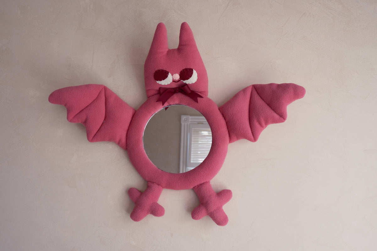 Ghoulish Rose Bat • Clunky Picnic Plush Mirror