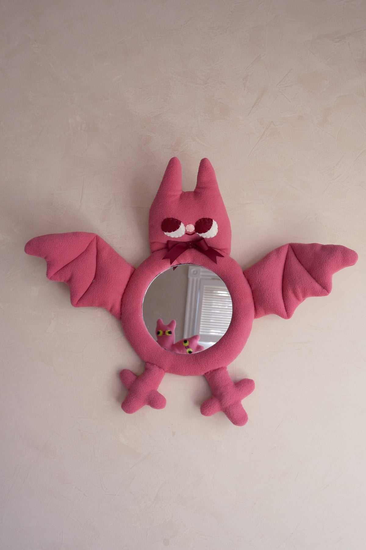 Ghoulish Rose Bat • Clunky Picnic Plush Mirror