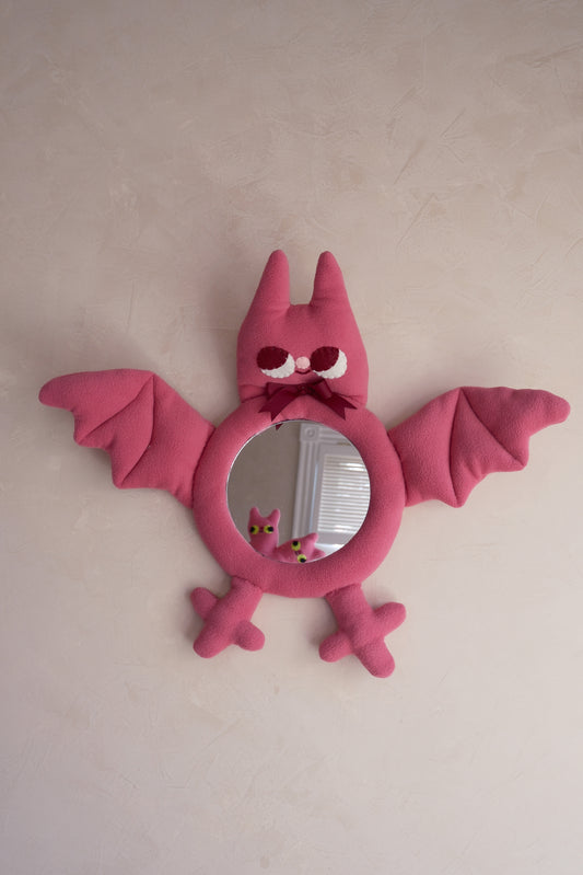 Ghoulish Rose Bat • Clunky Picnic Plush Mirror
