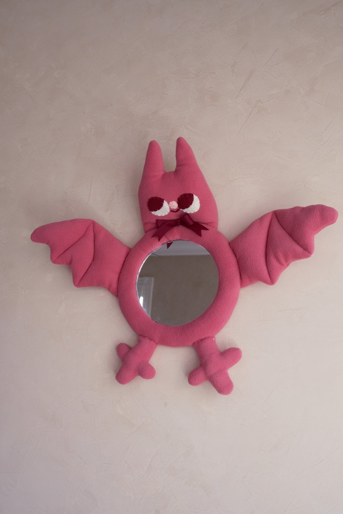 Ghoulish Rose Bat • Clunky Picnic Plush Mirror
