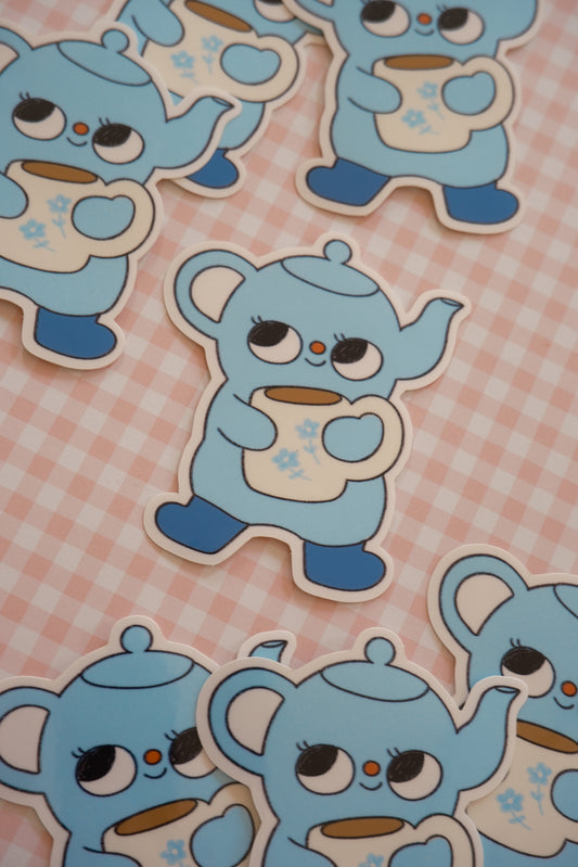 Cozy Teacup Sticker
