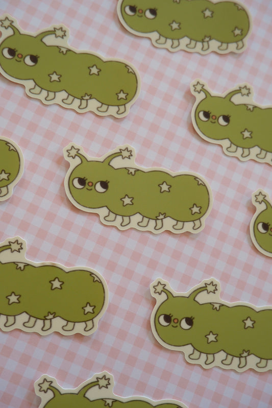 Glow Worm Sticker - Glows in the Dark!!!