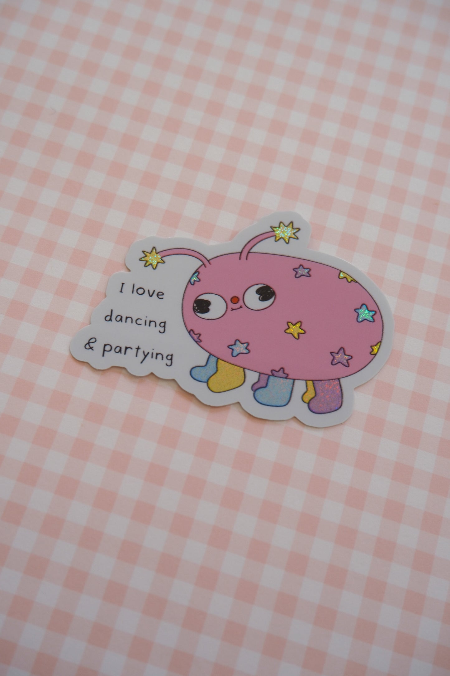 PARTY BUG SAYS PARTY ON DUDES Sticker