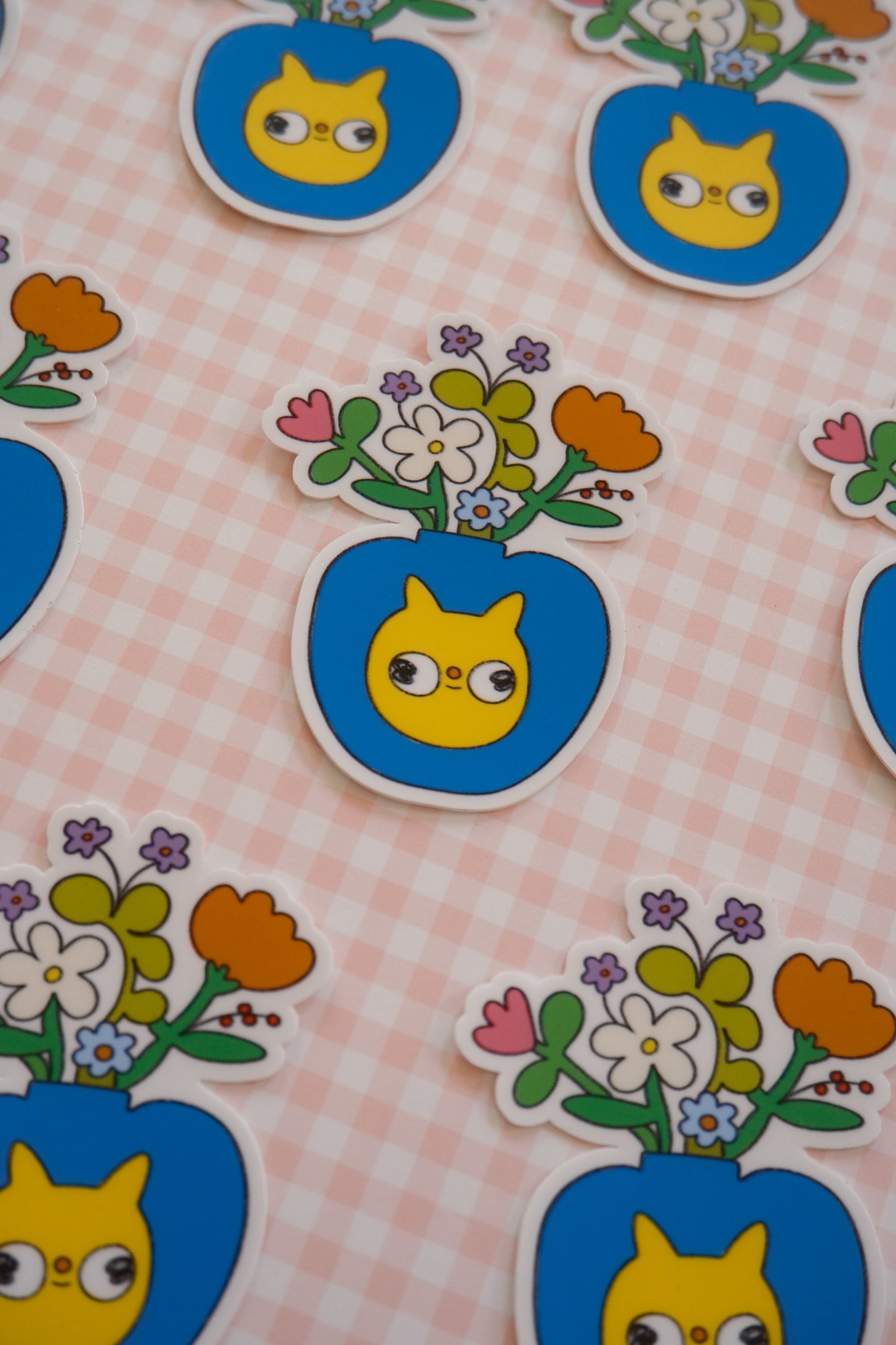 Gooby Flower Vase Sticker