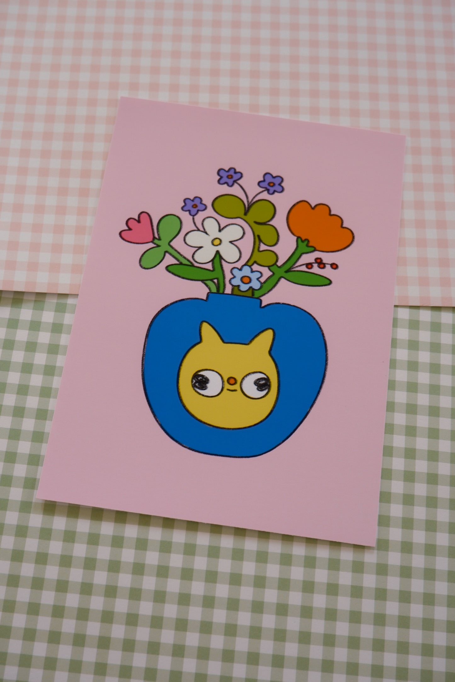 Pre-order: Gooby Flower Vase Art Print