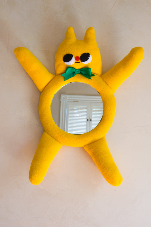 Classic Gooby Cat • Clunky Picnic Plush Mirror