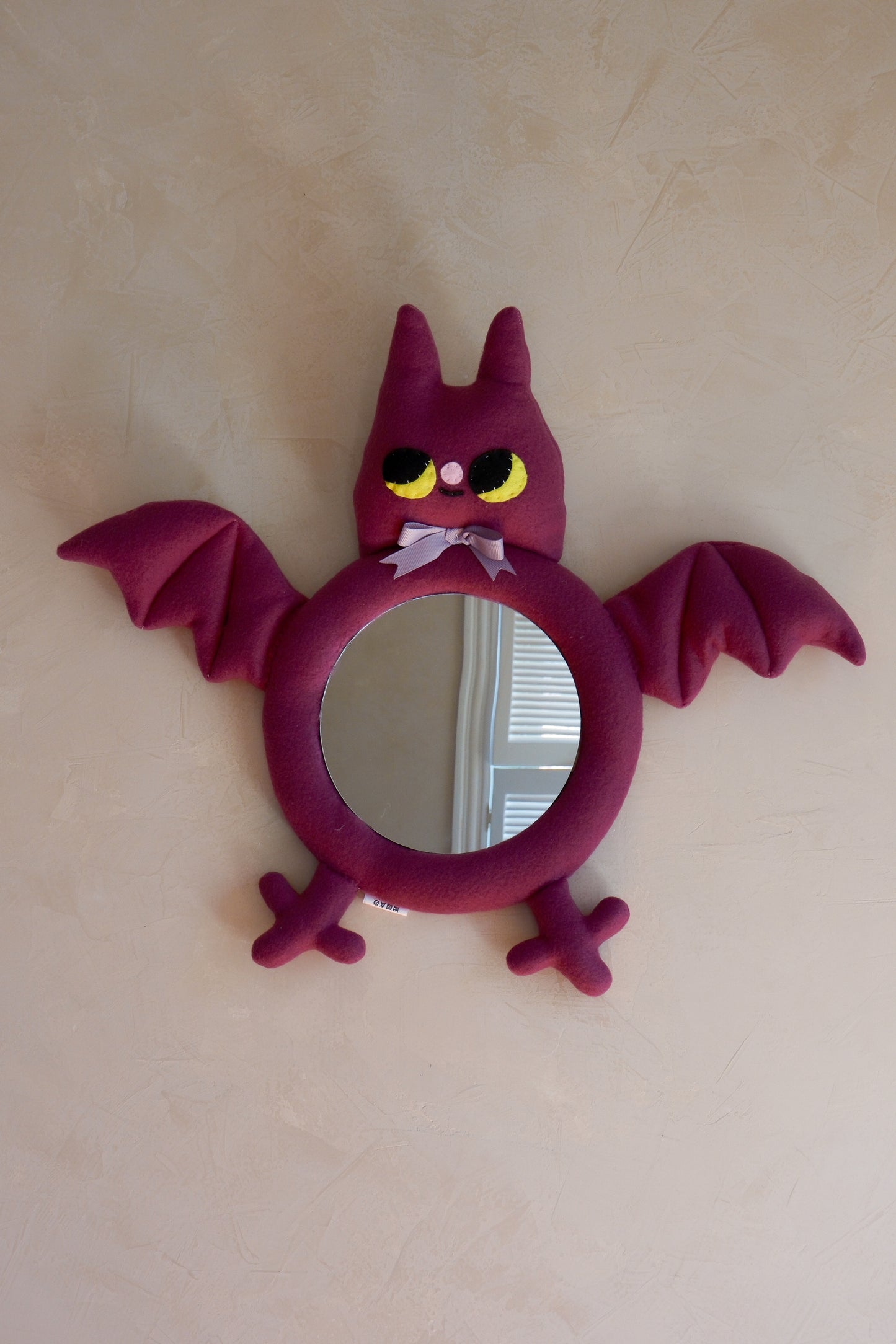 Mulberry Bat • Clunky Picnic Plush Mirror