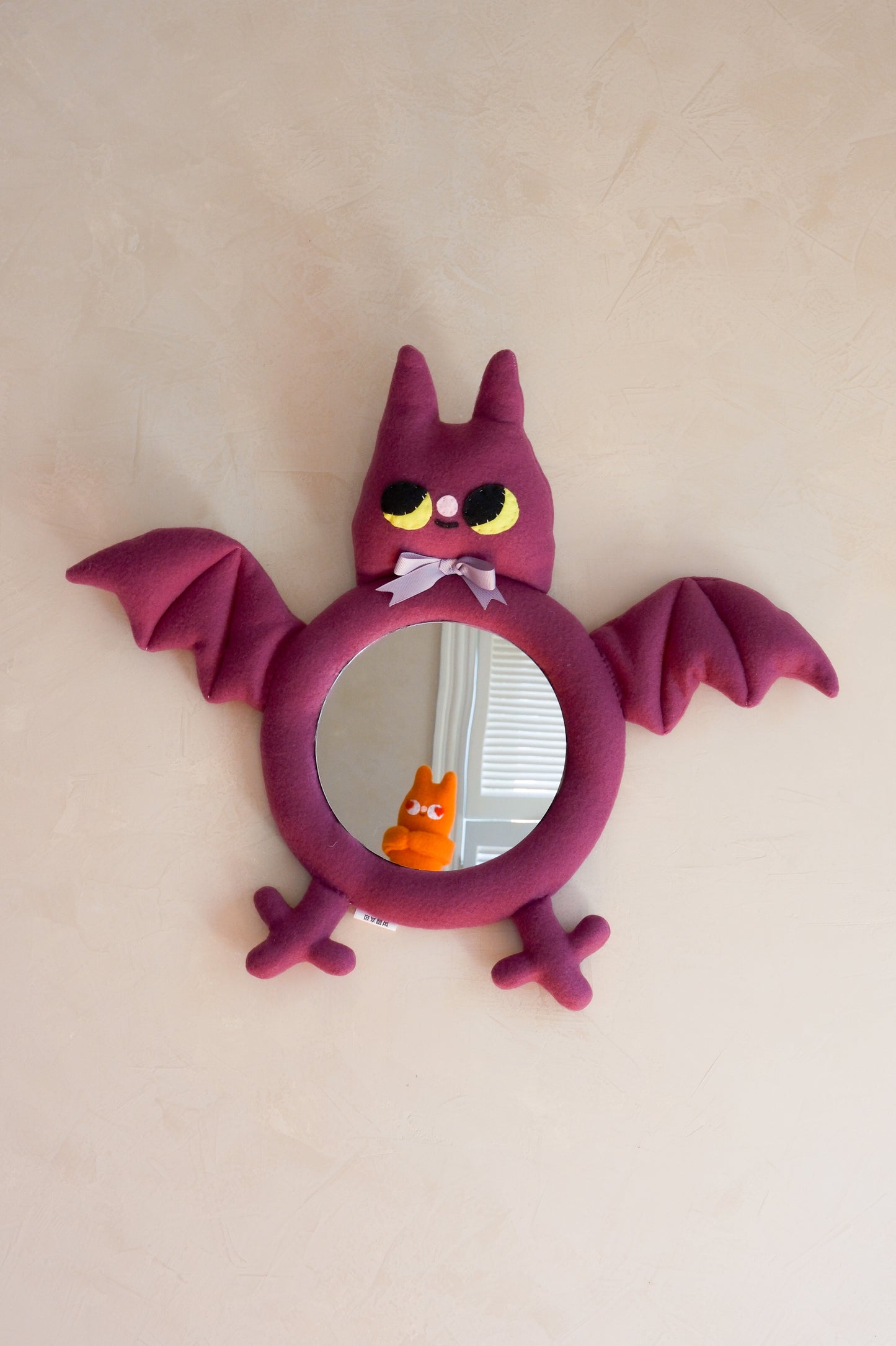 Mulberry Bat • Clunky Picnic Plush Mirror