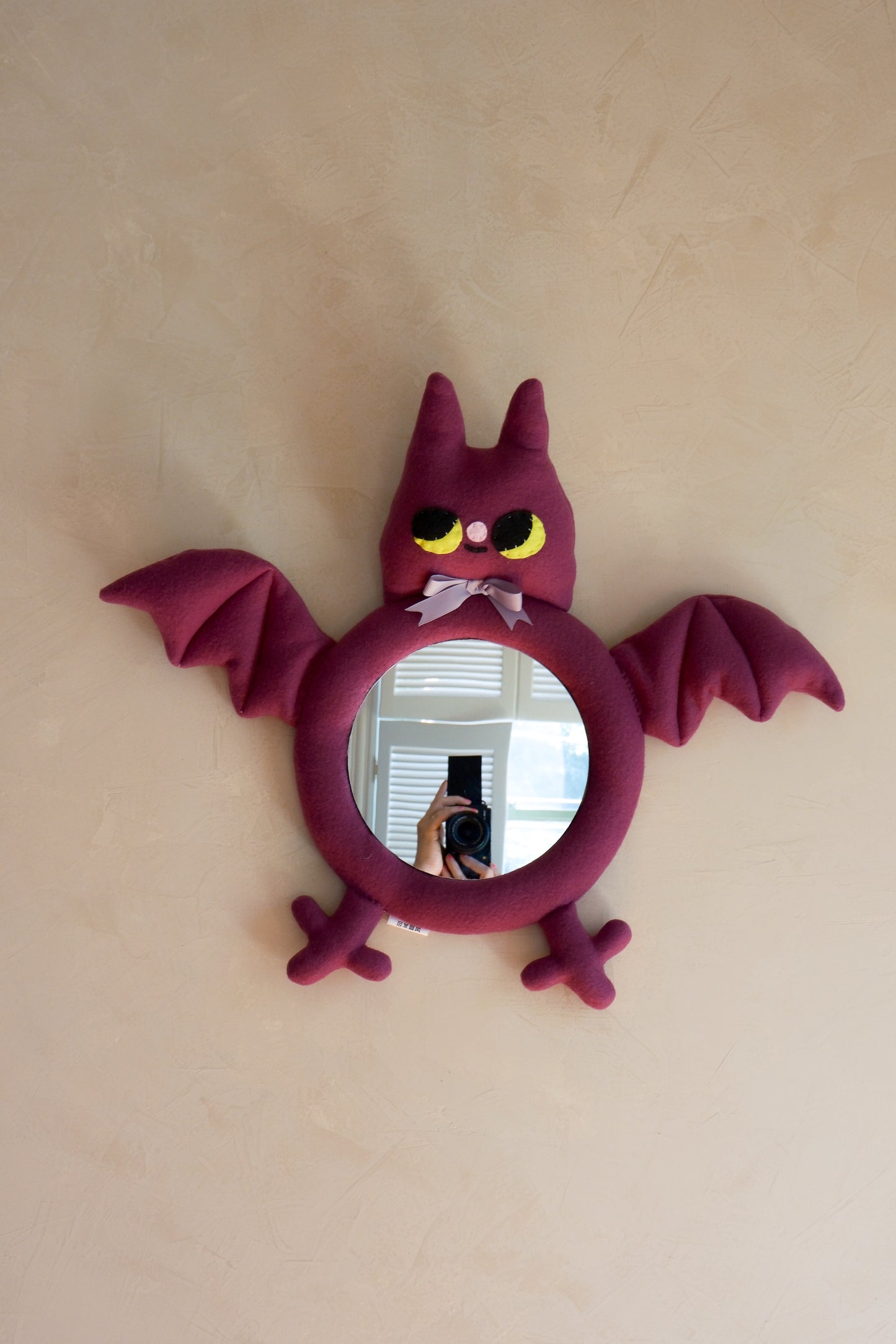 Mulberry Bat • Clunky Picnic Plush Mirror
