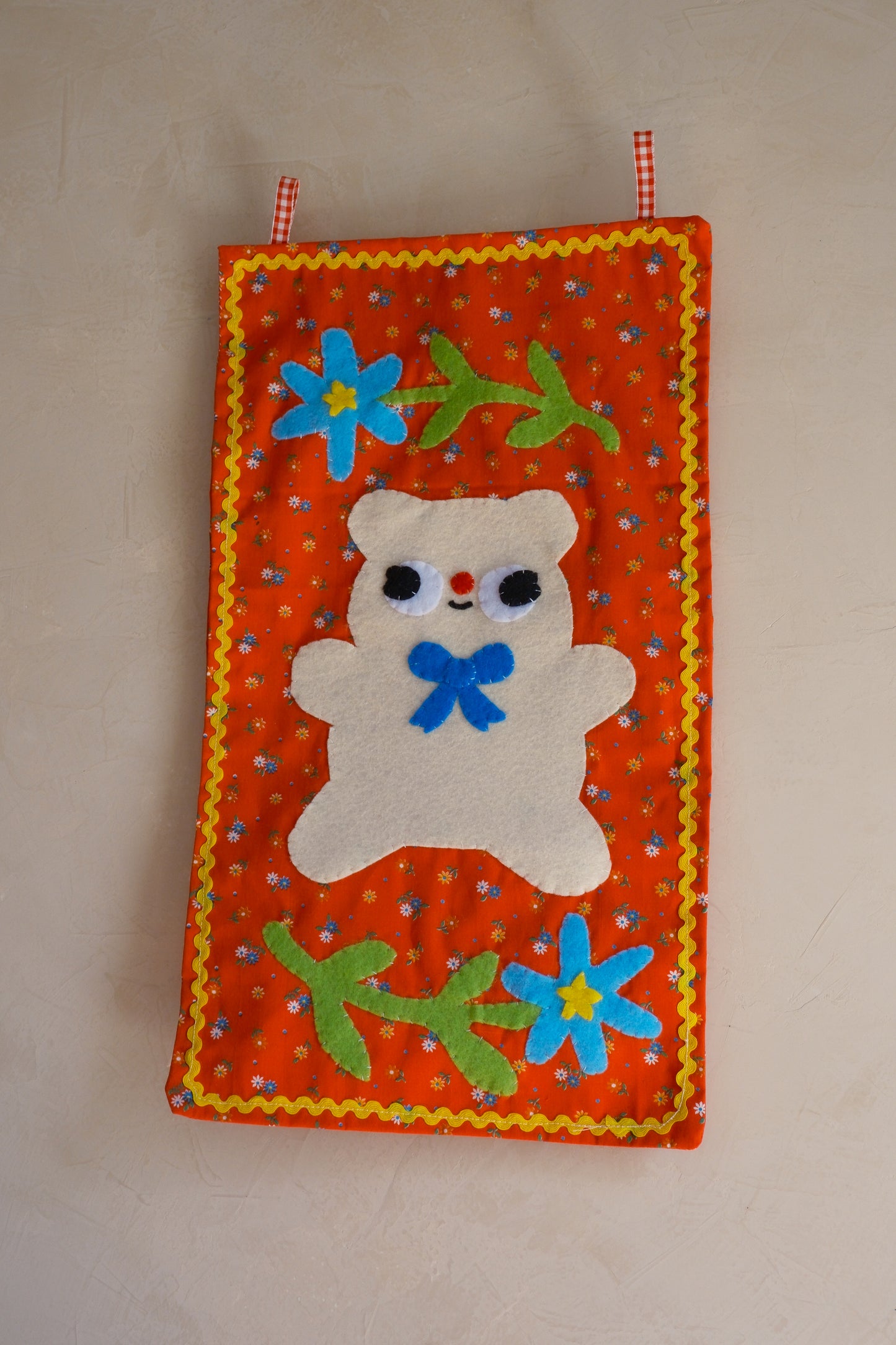 Fancy Bear ~ Clunky Wall Hanging