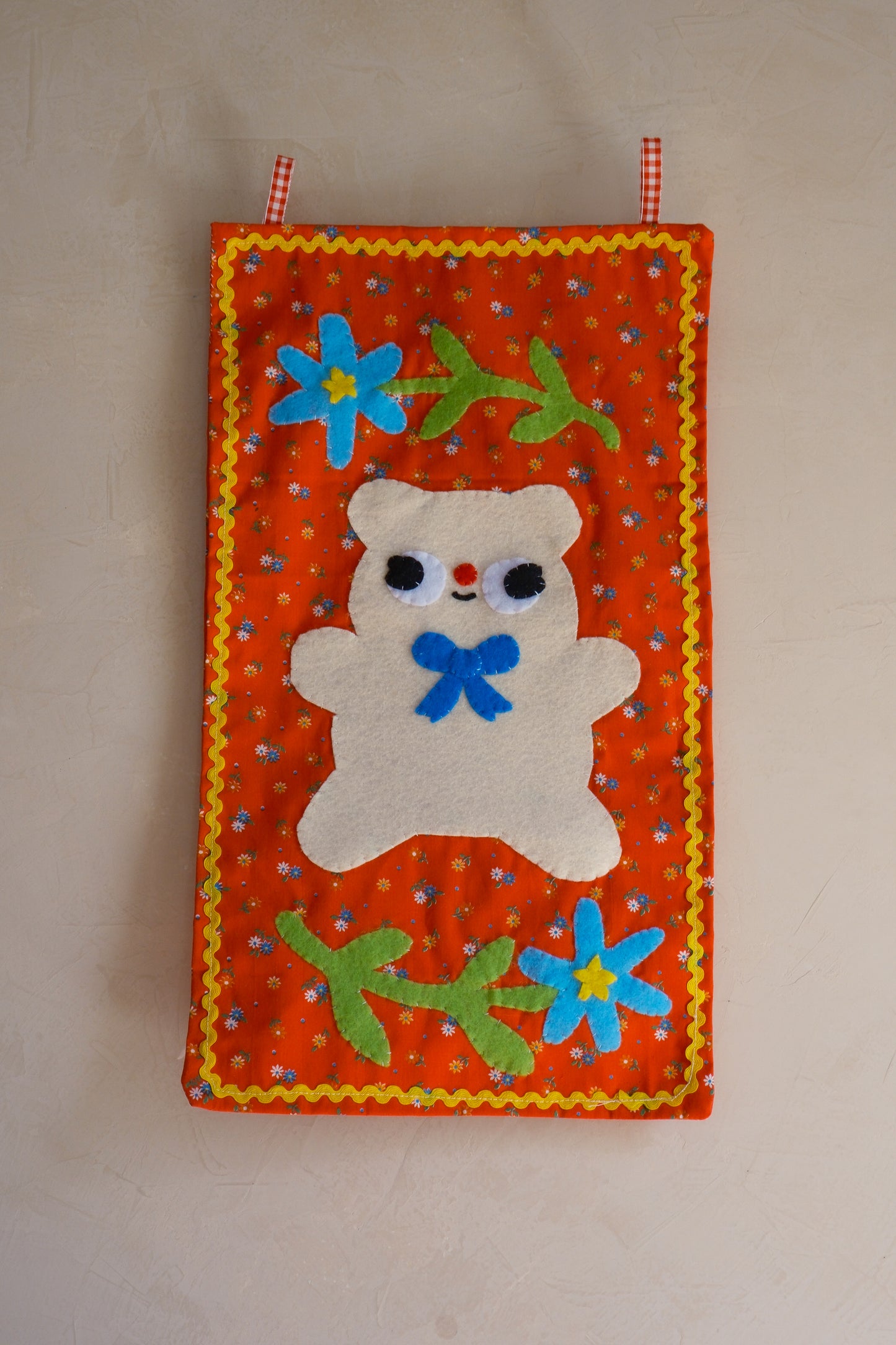 Fancy Bear ~ Clunky Wall Hanging