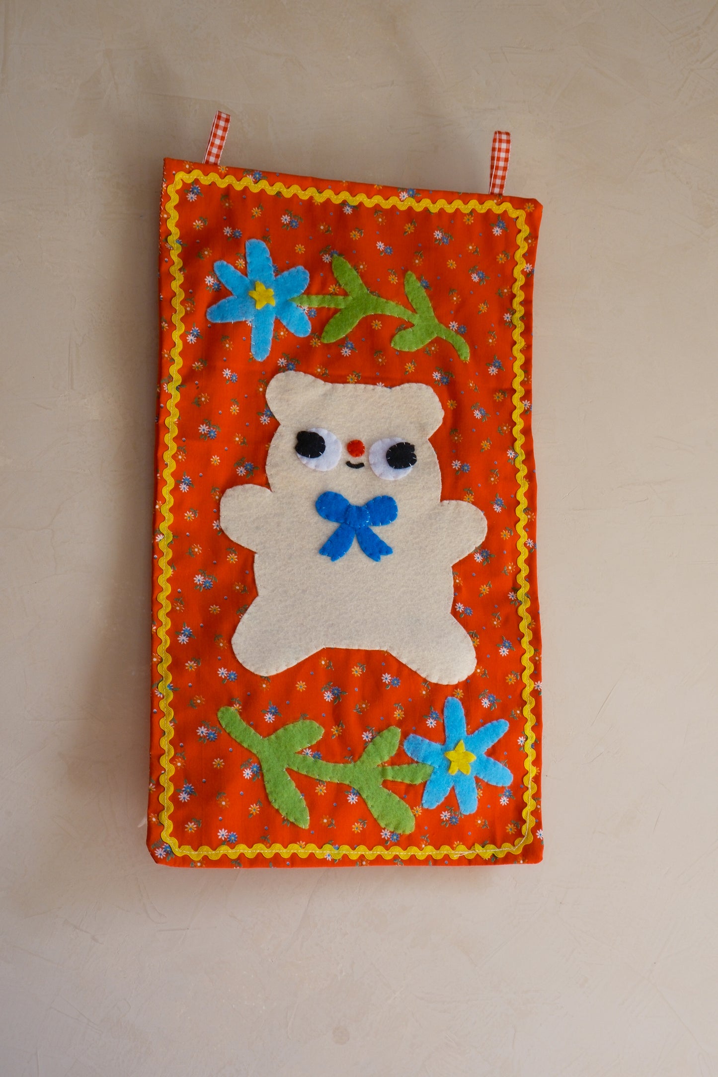 Fancy Bear ~ Clunky Wall Hanging