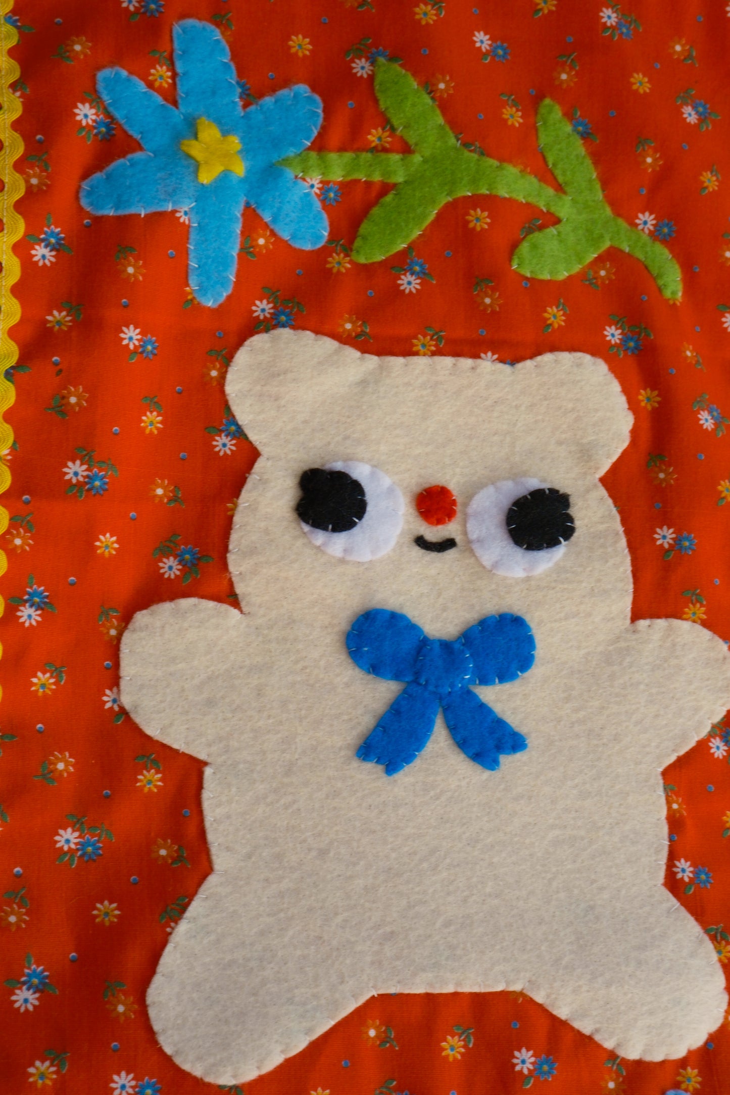 Fancy Bear ~ Clunky Wall Hanging