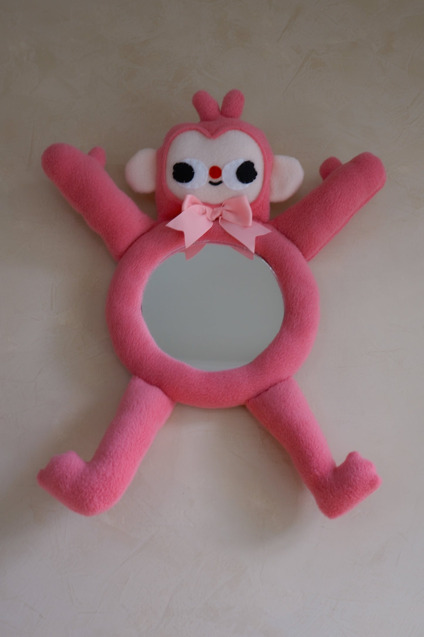 Fruit Punch Monkey • Clunky Picnic Plush Mirror