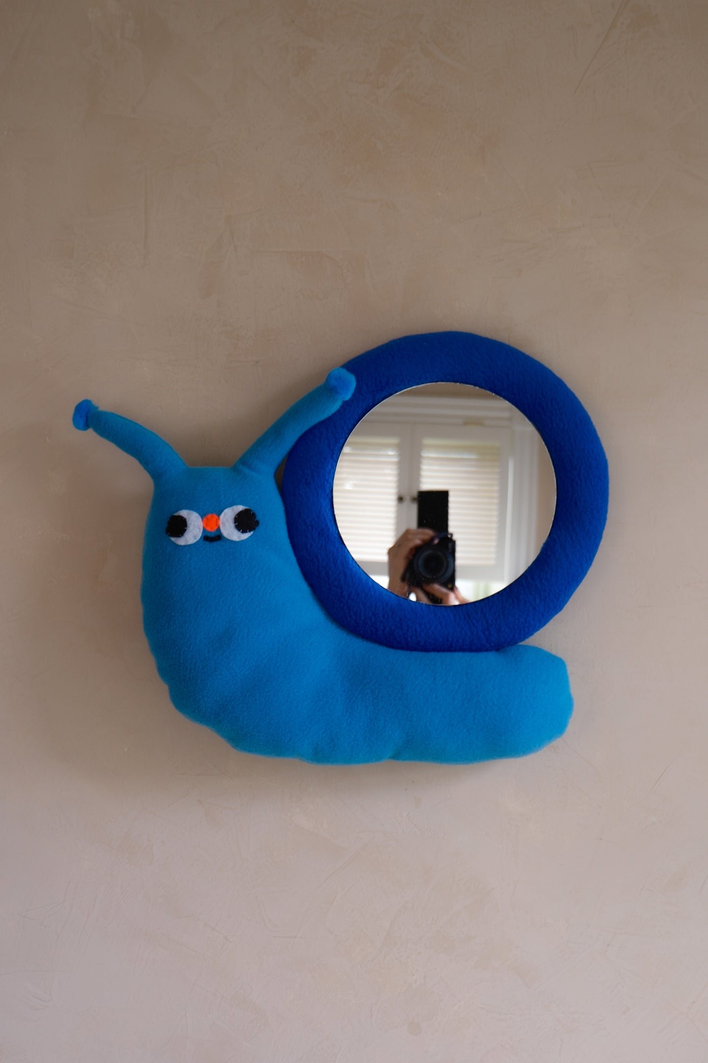 Blueberry Snail • Clunky Picnic Plush Mirror