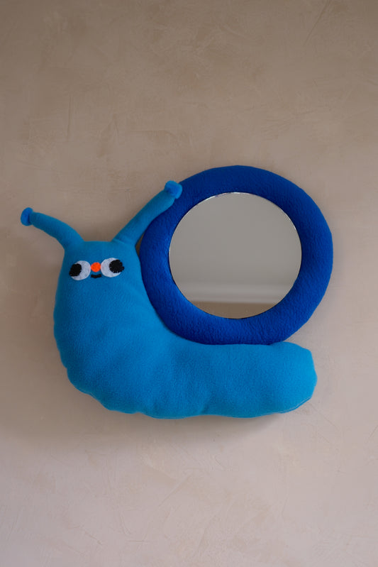 Blueberry Snail • Clunky Picnic Plush Mirror