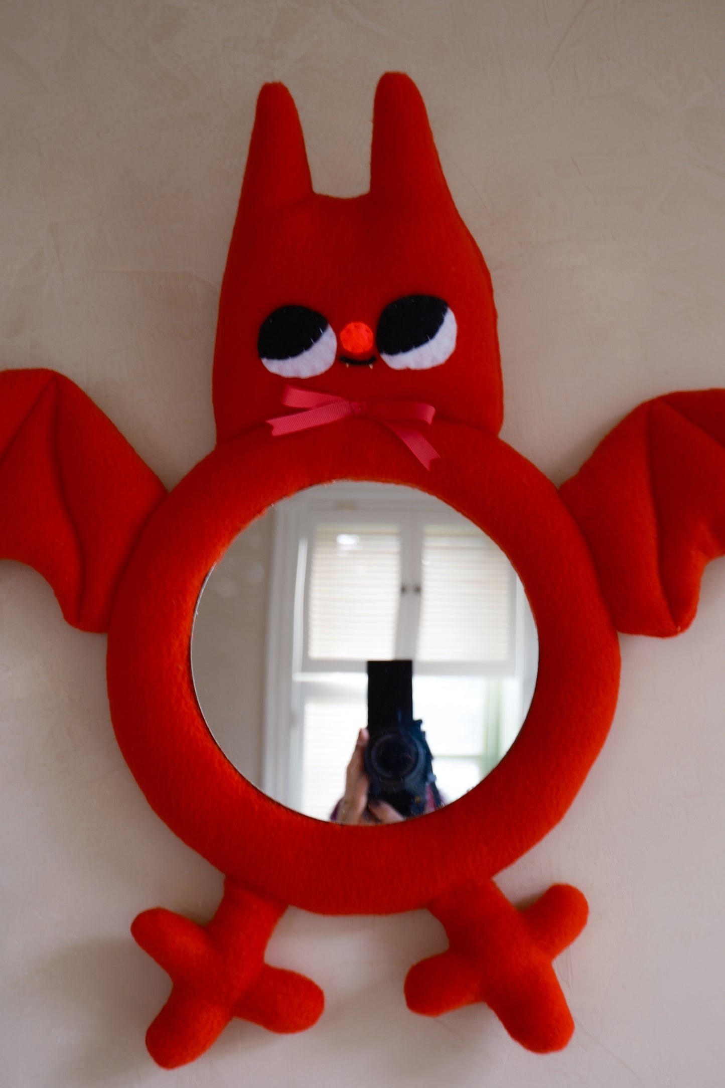Cherry Bat • Clunky Picnic Plush Mirror