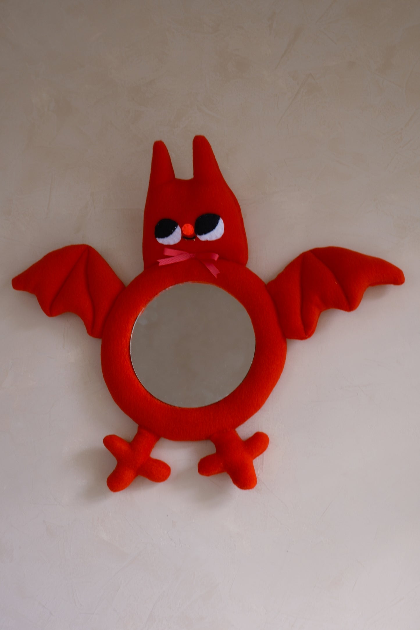 Cherry Bat • Clunky Picnic Plush Mirror