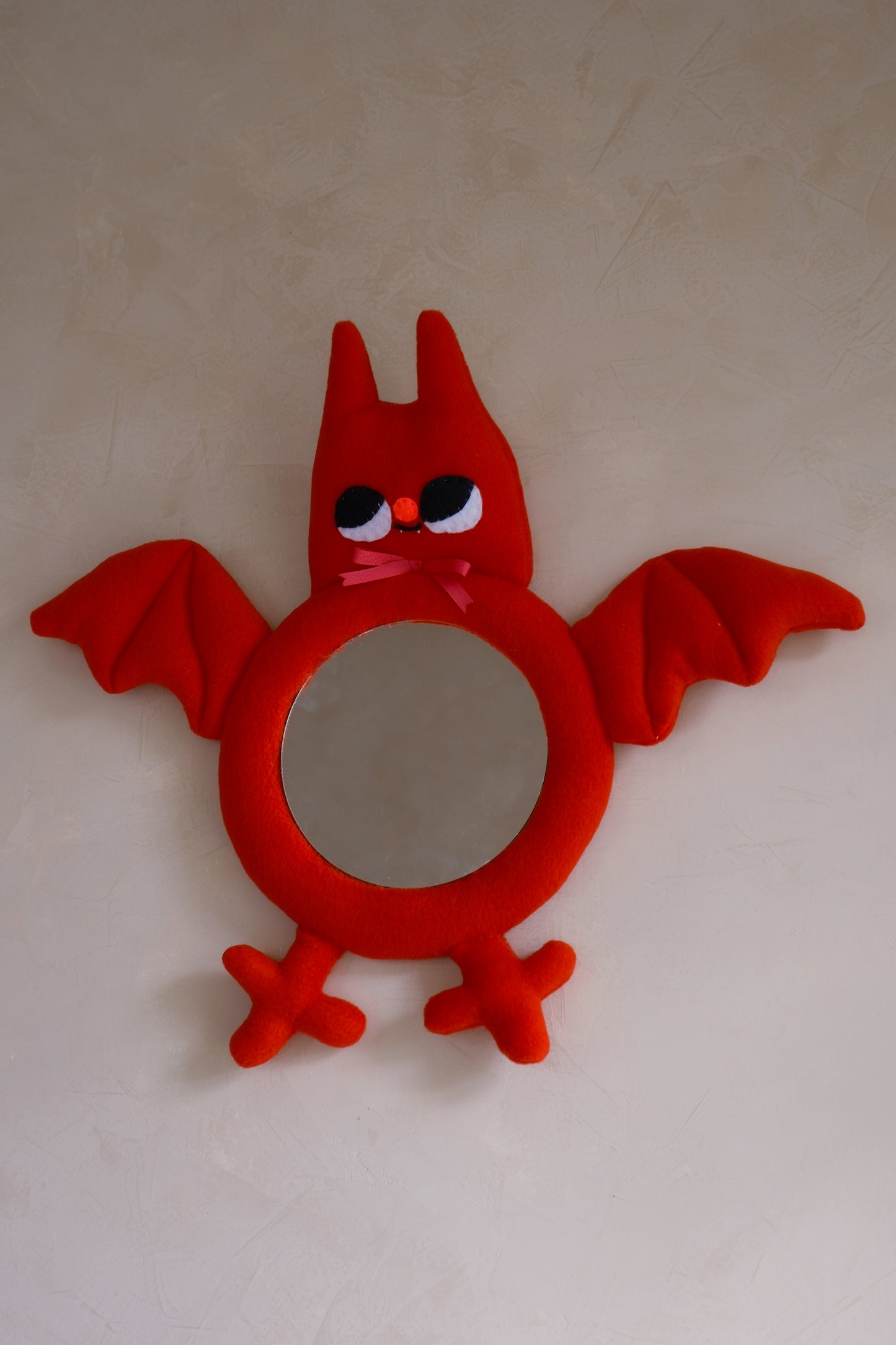 Cherry Bat • Clunky Picnic Plush Mirror