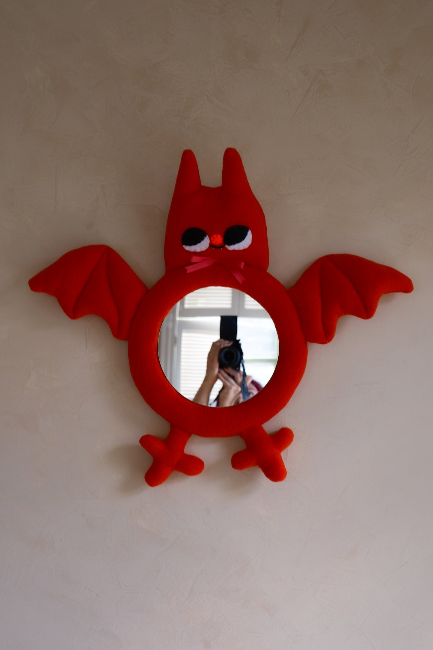 Cherry Bat • Clunky Picnic Plush Mirror