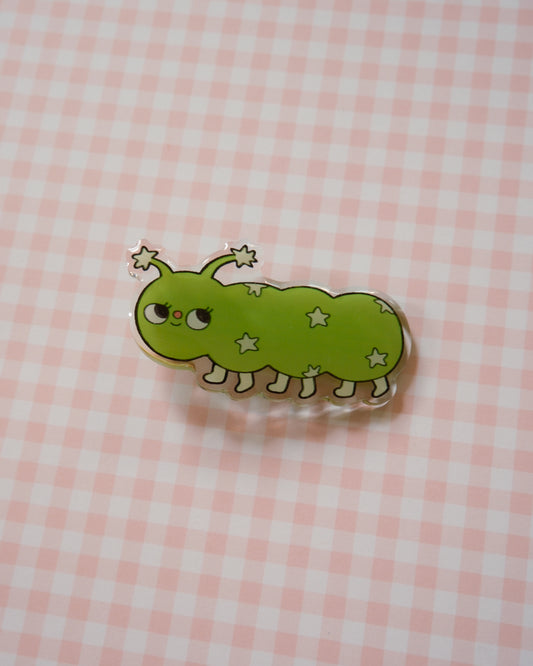 Glow Worm - Hair Clip