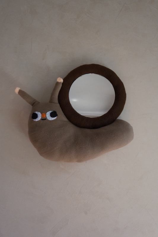Very Normal Snail • Clunky Picnic Plush Mirror
