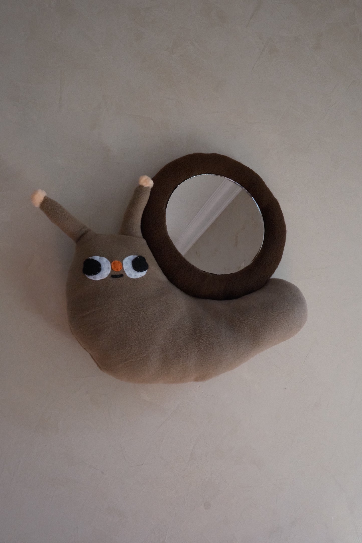 Very Normal Snail • Clunky Picnic Plush Mirror