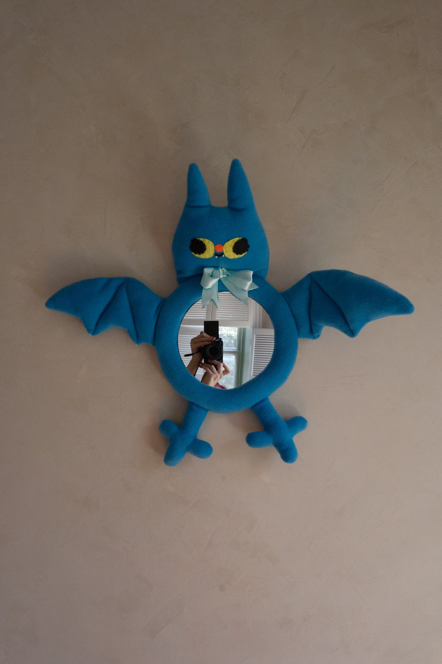 Blueberry Bat • Clunky Picnic Plush Mirror