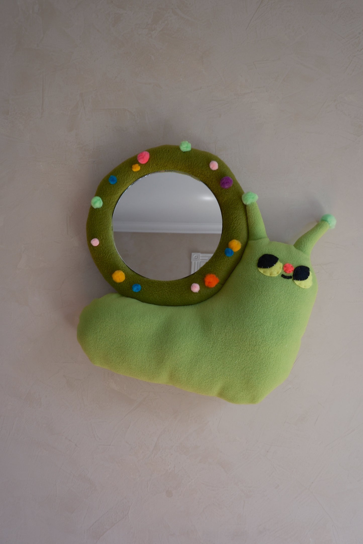 Cactus Snail • Clunky Picnic Plush Mirror